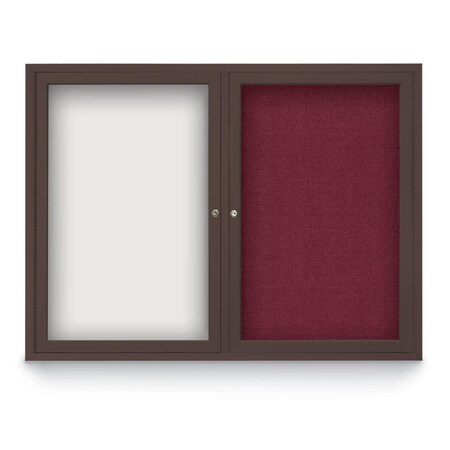 United Visual Products Corkboard, Buff /Gold, 18" x 24" UV414I-GOLD-BUFF